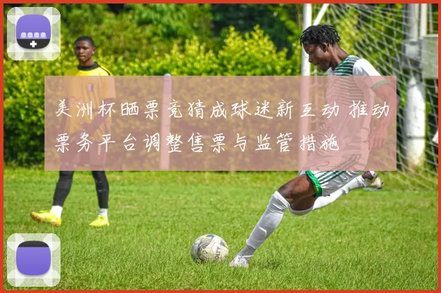 美洲杯晒票竞猜成球迷新互动 推动票务平台调整售票与监管措施