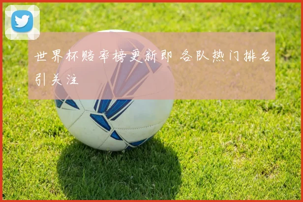 世界杯赔率榜更新即 各队热门排名引关注